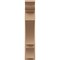 Ekena Millwork 8-in W x 32-in D x 40-in H Balboa Trad Rough Cedar Woodgrain TimberThane Outlooker, Primed Tan OUTUR080X32X40BOA04RCPR - alternate 3